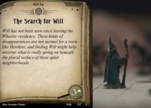 Stranger things fan created content for arkham horror the card game