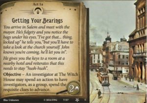 Blood spilled in Salem fan created content for arkham horror lcg